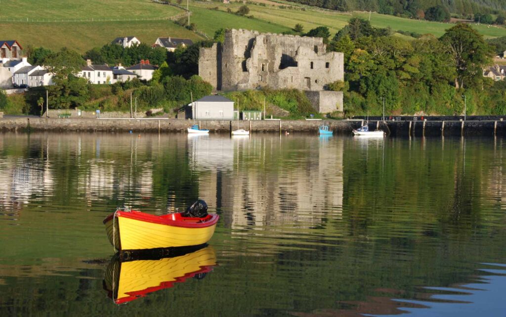 Carlingford-Castle-from-the-harbour-min